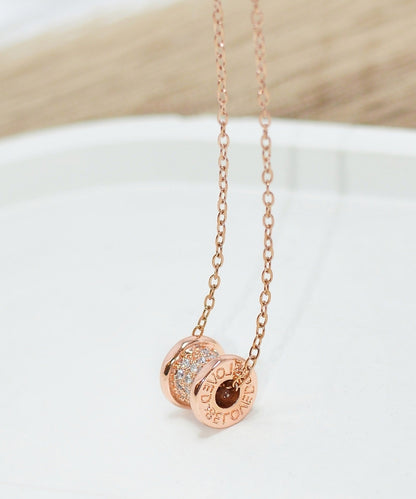 D'Drum Rose Gold Necklace